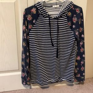 long sleeve shirt with hood